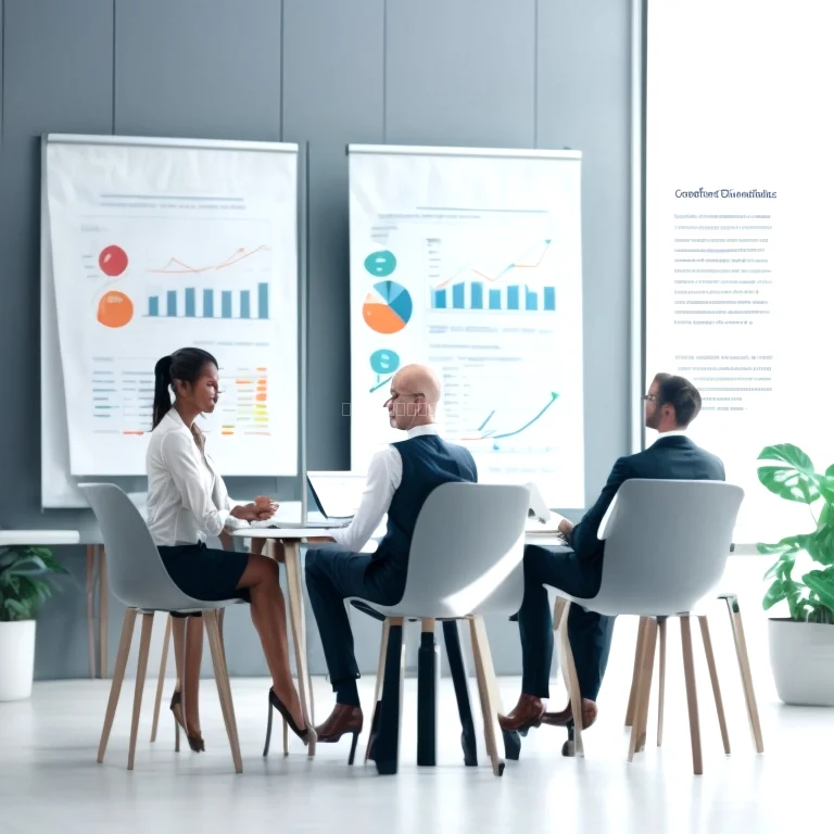 Ejecutivos en sesión de coaching